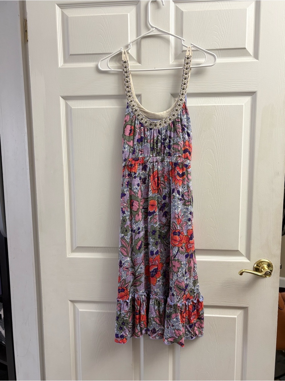 Vintage Free People Babydoll Style Cottagecore Flowy Floral Dress